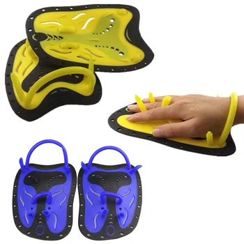 

Unisex Training Swimming Paddles Adjustable Silicone Hand Webbed Swimming Gloves Padel Fins Flippers For Adults body engineering