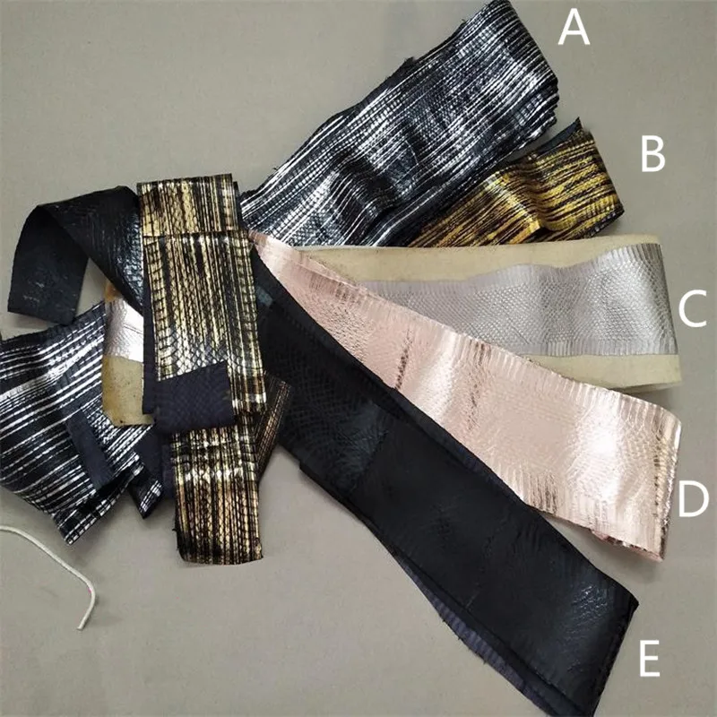 

DIY Natural Snakeskin Leather Fabric with Rare Skin 100-110x10cm