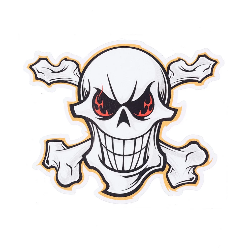 

Decoration Car Sticker Skull Head Sticker Films PVC Vinyl Films Car Wrap 1 Pcs