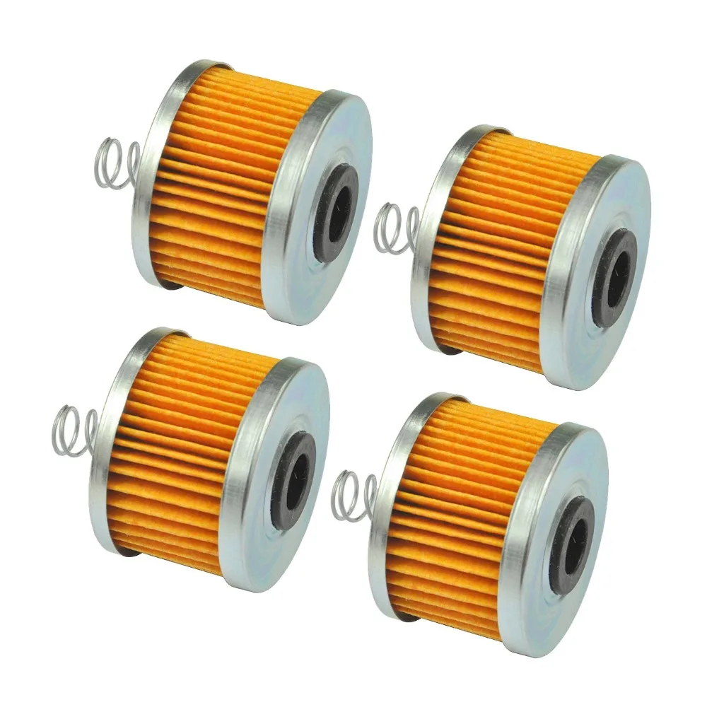

LOPOR 4 Pcs Motorcycle Oil Filter For 100 Boxer 115 Caliber 130 Boxer