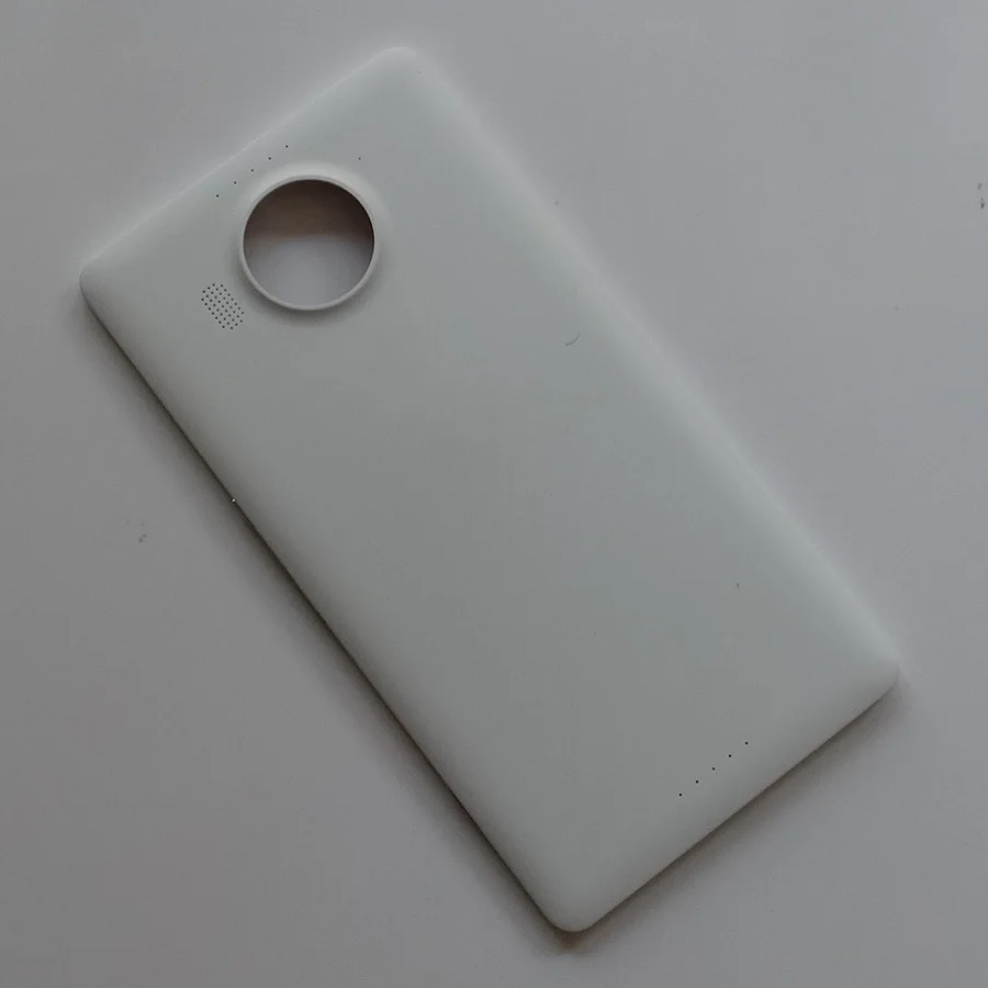 10 шт./партия для Nokia microsoft Lumia 950XL корпус батарея задняя крышка для Lumia 950 XL с кнопками громкости питания+ логотип - Color: White
