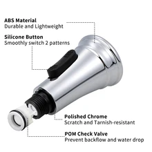 Pull Down Faucet Spray Head 2-Functions with Check Valve Kitchen Faucet Replacement Head Parts Pull Down Faucet Spray Head 2-Functions with Check Valve Kitchen Faucet Replacement Head Parts