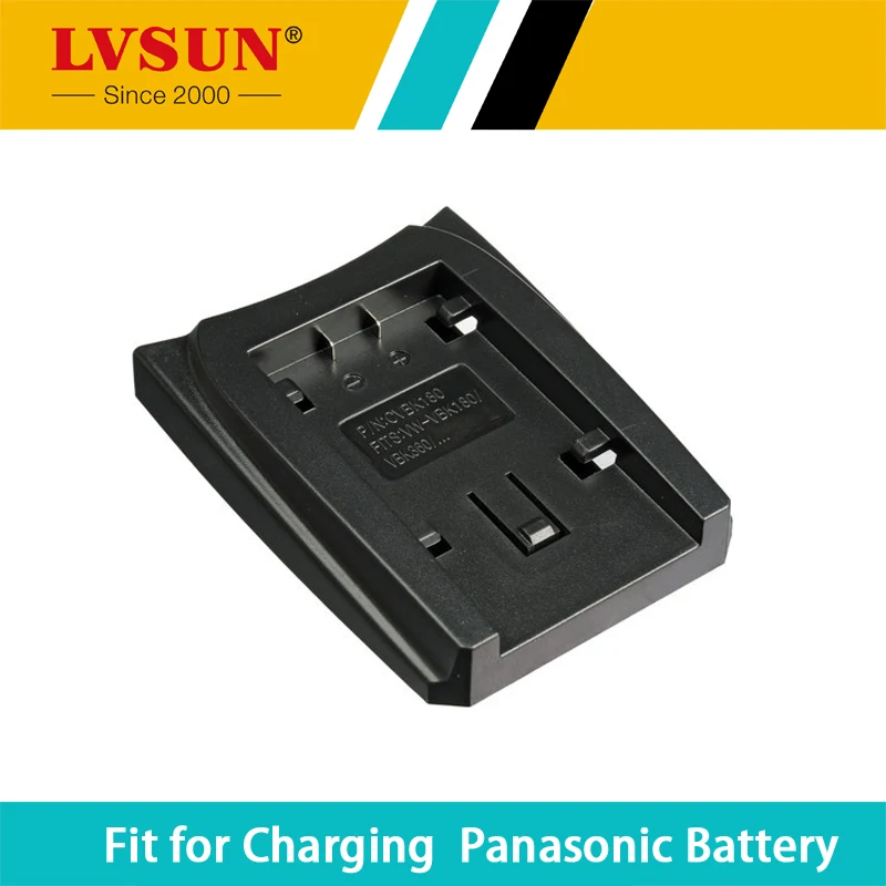 

LVSUN Chargeable Battery Adapter Case Plate for Panasonic VW-VBK180 VW-VBK360 VW-VBL090 VW-VBT190 VW-VBT380 VW-VBY100 Batteries