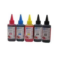500 мл чернила для заправки картриджа универсальные набор для принтера Epson чернильный бак все модели 4 цвета СНПЧ картридж каждый флакон 100 мл
