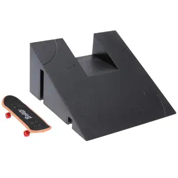 

Training Games Finger Skating Board with Ramp Parts Track Kids Toys Mini Table Game Finger Skating Board Funny Toys