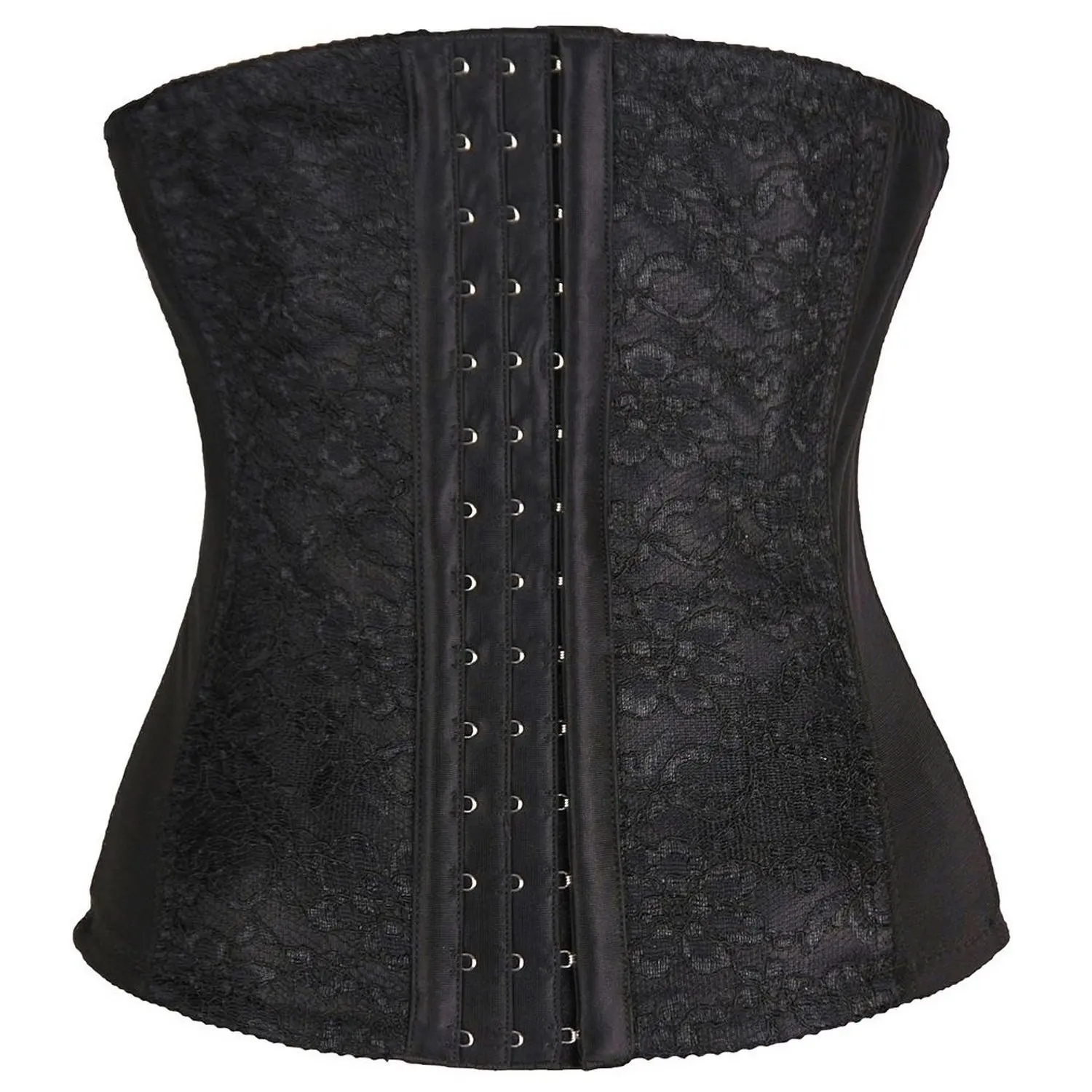 

Corselet Espartilho fajas XS-6XL Lace Sexy Waist Trainer Corset for Women female Underbust Spiral Steel Bone Waist Corset