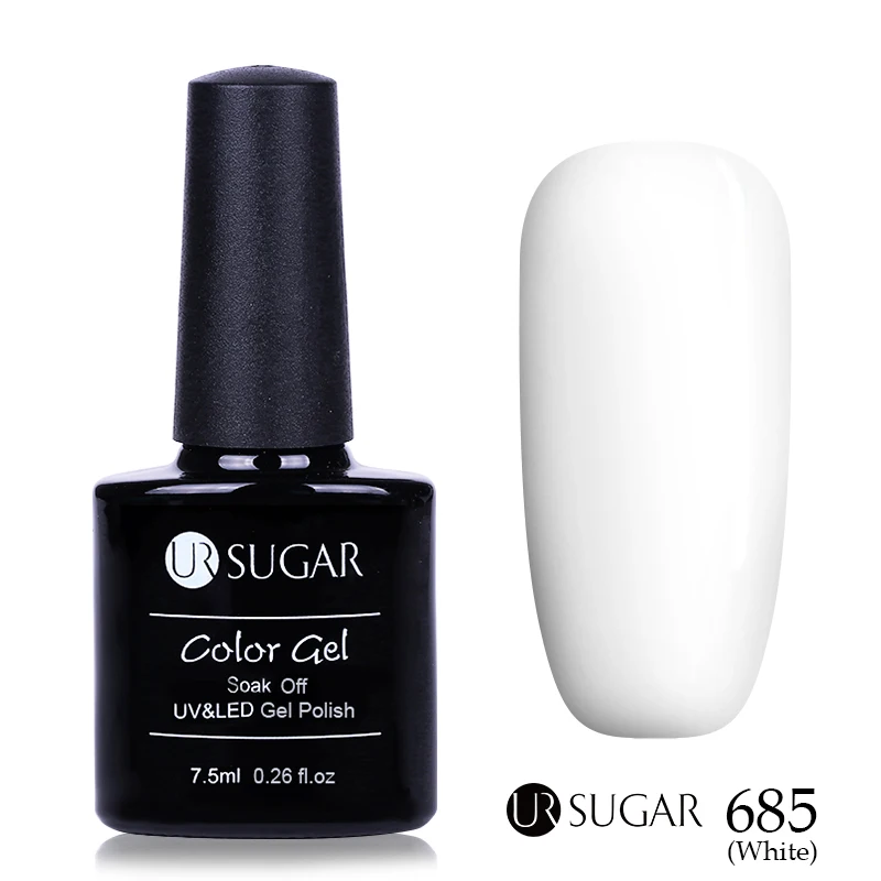 Купите 3 получить 1 подарок UR SUGAR UV Гель-лак чистый цвет ногтей Замачивание от ногтей УФ Led Гель-лак с масло для удаления кутикулы случайный цвет