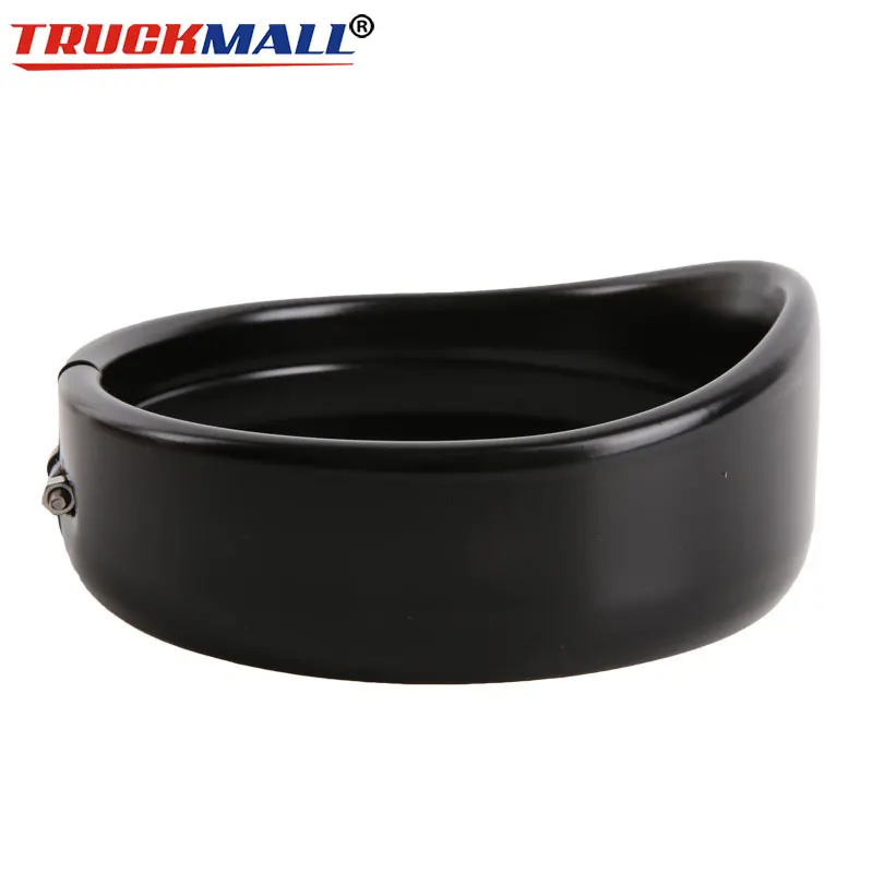 

7inch Black/Chrome headlight Trim Ring for 12-16 FLD 83-13 Touring Visor Style Headlamp Trim Ring