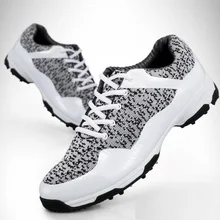 Pgm мужские кроссовки для гольфа, легкие кроссовки с дышащей сеткой, мужские кроссовки с противоскользящей подошвой и шипами, тренировочная обувь AA10106