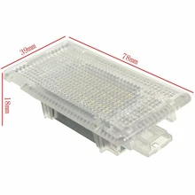 24 LED Interior Light Footwell Luggage Trunk Boot Glove Box Lamp White For BMW E90 E92 E66 E61 E39 E60 E38