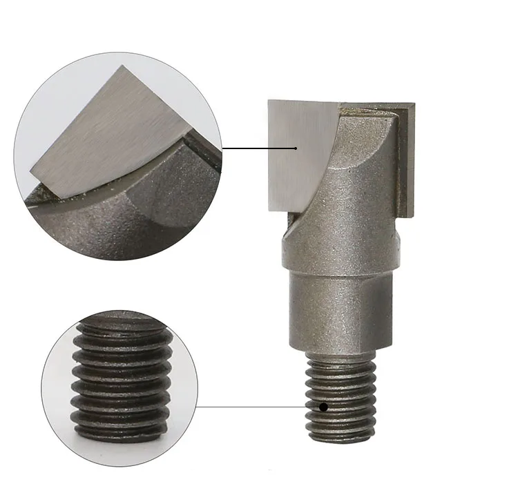1 шт. 1/" хвостовик с ЧПУ для очистки нижней части фрезы Деревообрабатывающие инструменты два винта резец резьбы замок фреза