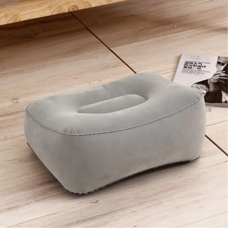 37x30x20cm Inflatable Travel Foot Rest Portable Pillow Feet Cushion Footrest Relax for Airplane Travel