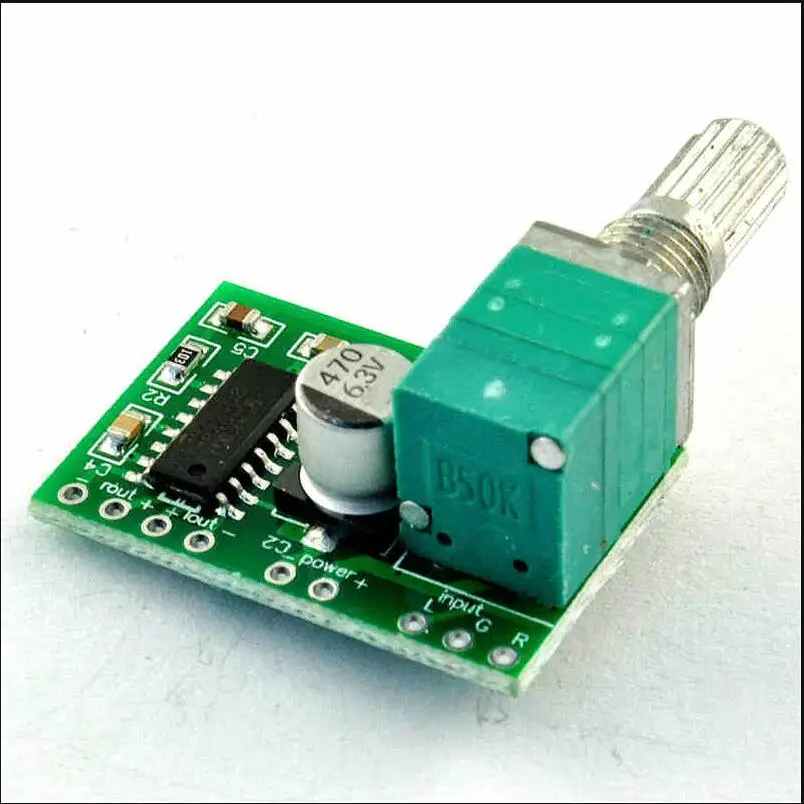 PAM8403 mini 5V digital amplifier board with switch