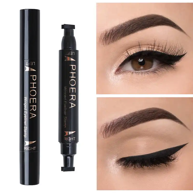 long winged eyeliner