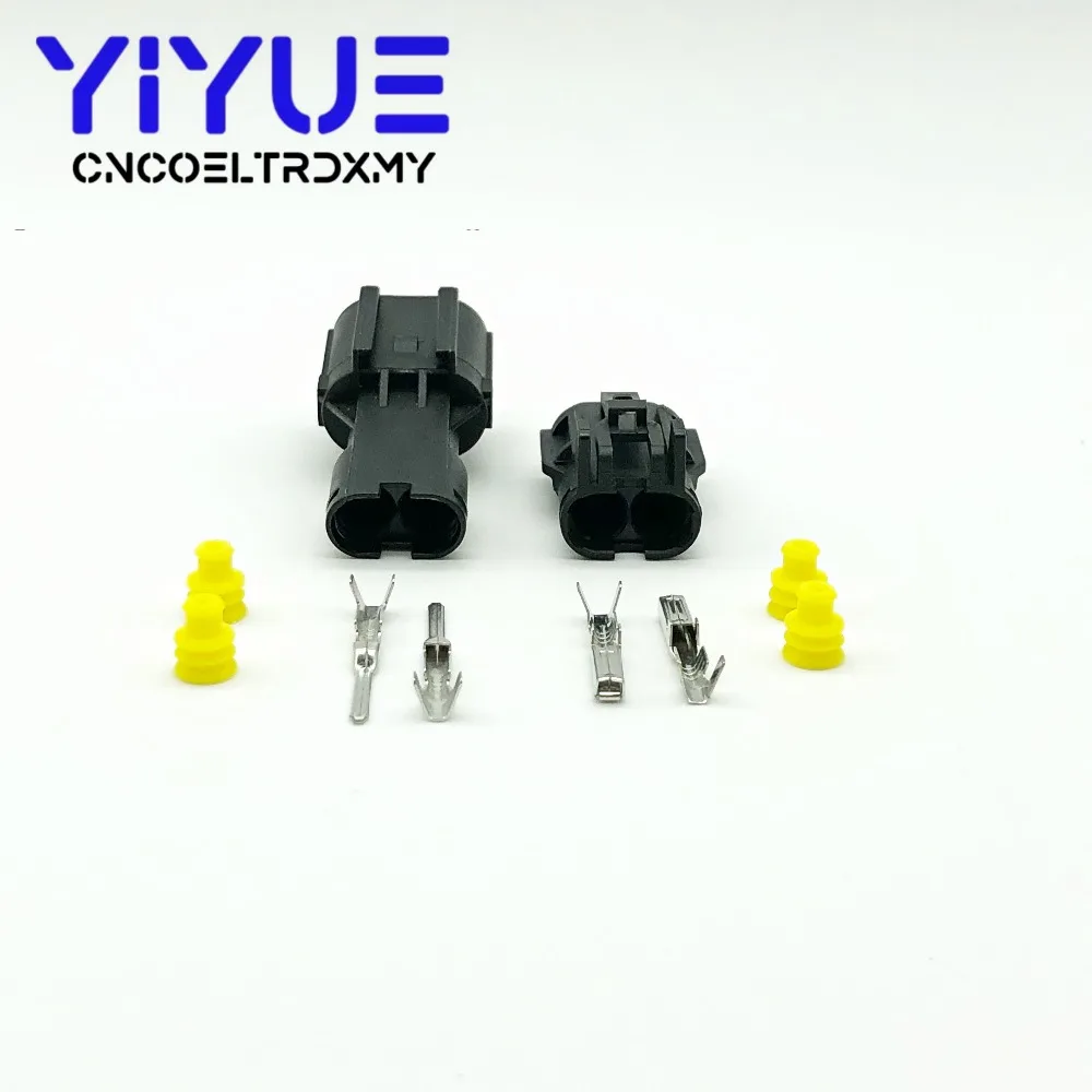 KET 5 компл. для за 2 булавки черный MG640322/MG610320 женский и мужской способ водостойкие электрические провода разъем