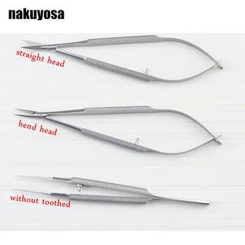 

18cm ophthalmic microsurgical instruments Needle Holder Micro scissors Tweezers hand surgery three of equipment Package