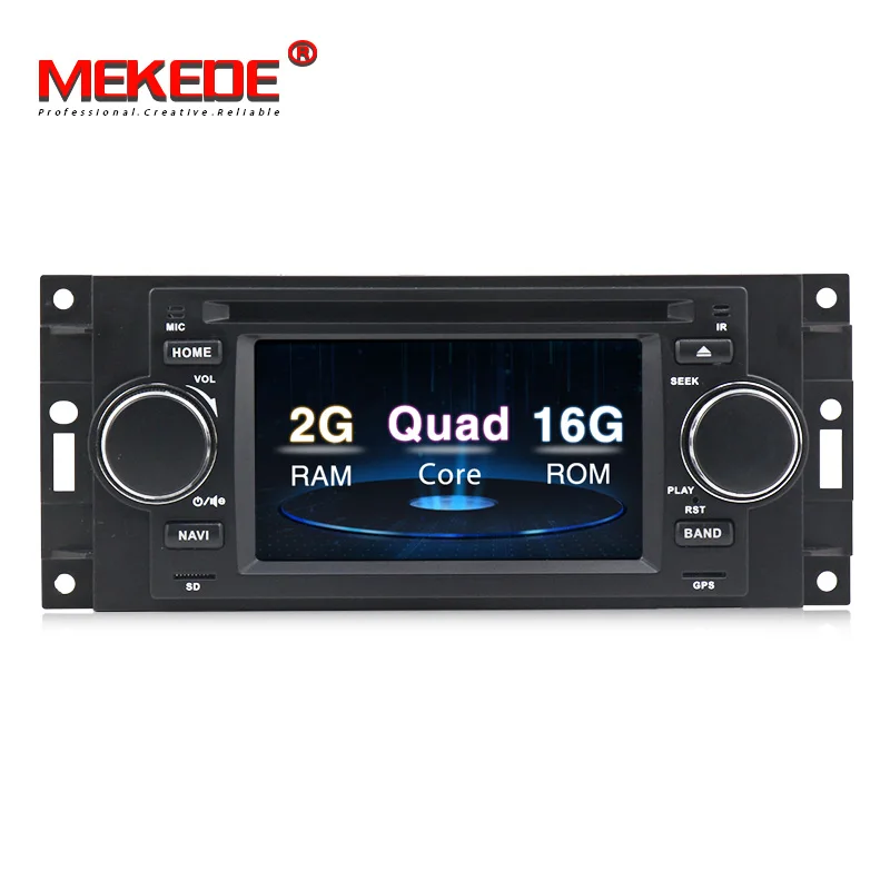 

5" Android 8.0 Car DVD Player Radio GPS Navigation Stereo For Chrysler 300C PT Cruiser Dodge 2007 Caliber Jeep Grand Cherokee