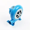 80w Outdoor Barbecue Iron Gear Hand Crank Blower Hand Fan Manual Fire Blower Popcorn Fan Blue ► Photo 1/6