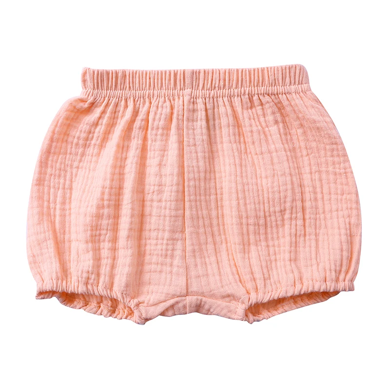 Летние шорты для маленьких девочек; однотонные Короткие штаны свободного кроя для маленьких девочек; летняя одежда для девочек; SK148