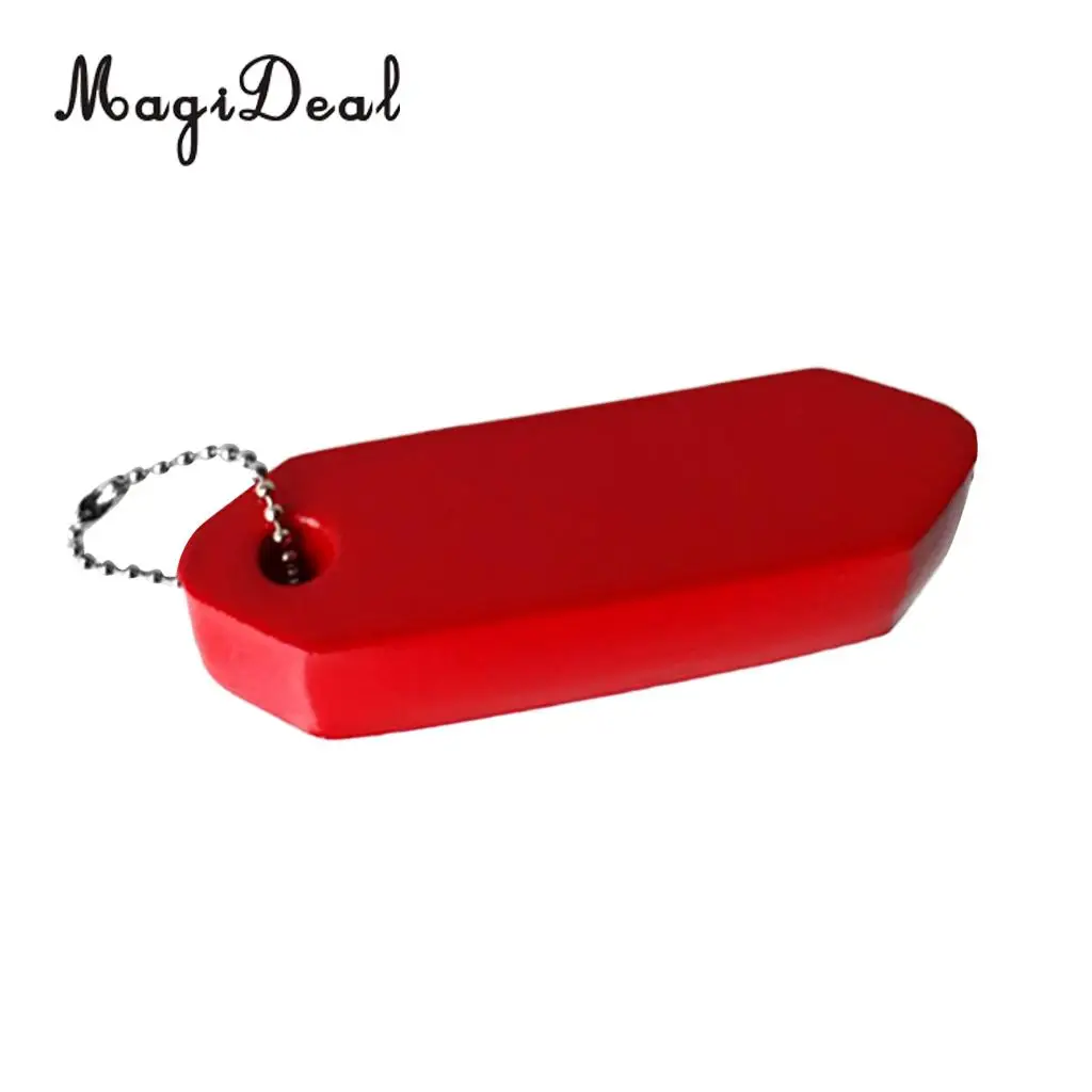 MagiDeal Foam Floating Keychain Key Floats Water Buoyant Key Ring W/ Stainless Ball Chain for Marine Kayak Boat Fishing Sailing