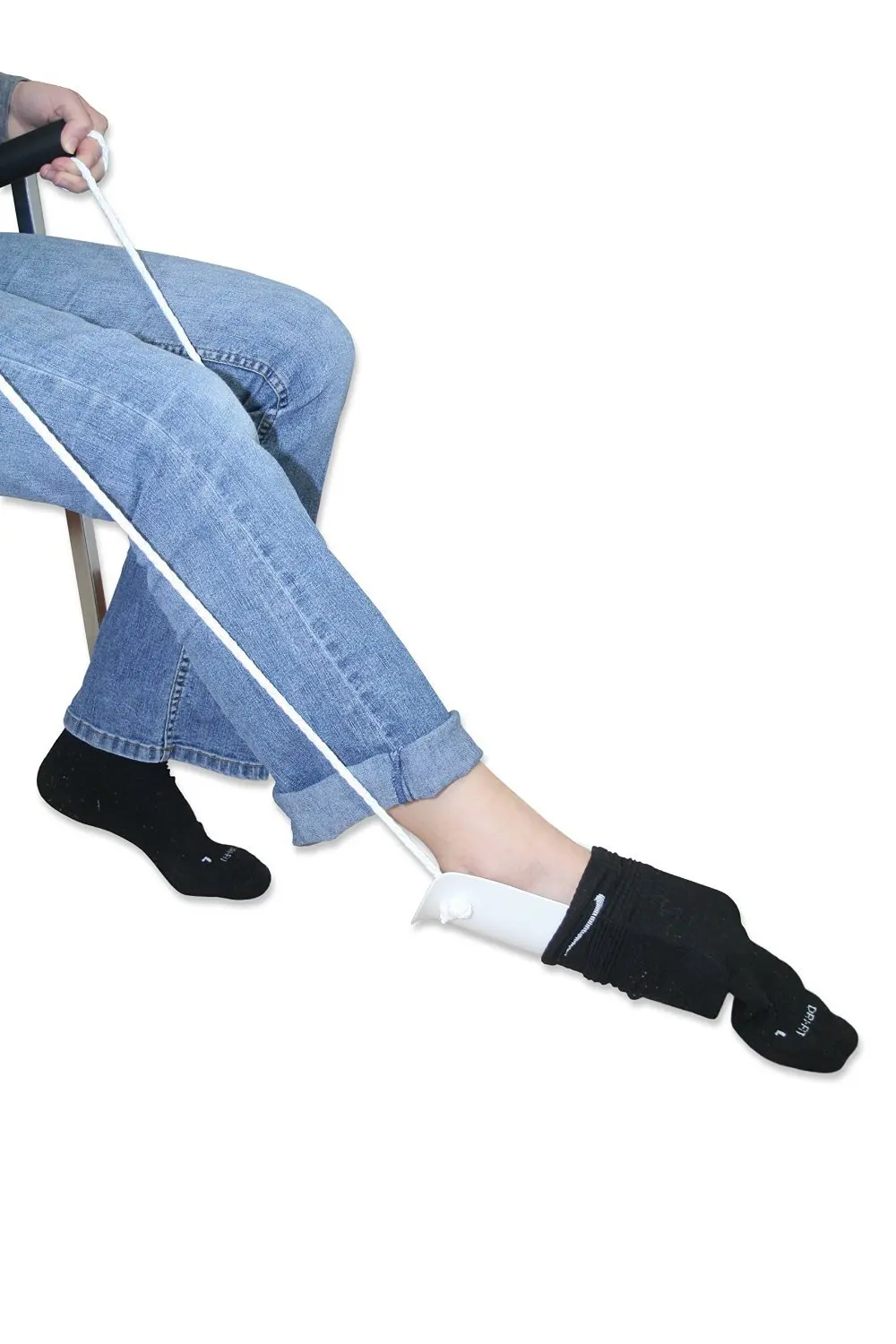 Flexible Sock and Stocking Aid Help Put Socks On Mobility Disability