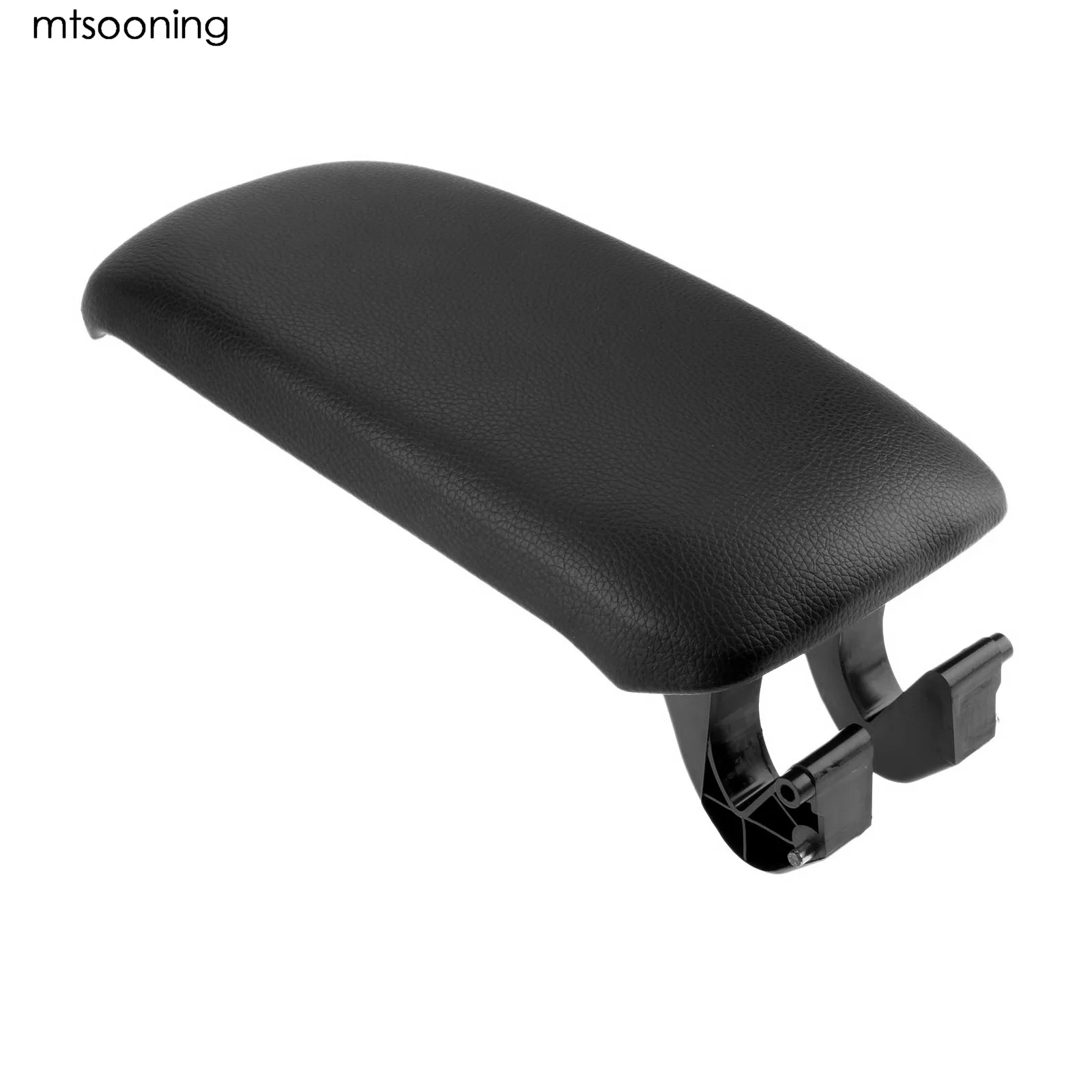 mtsooning Car Center Console Armrest Cover Lid 8P0864245P Black Leather