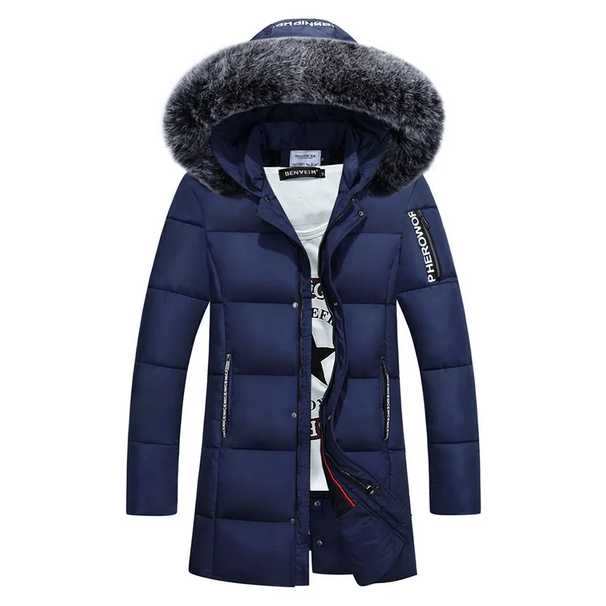 Free Shipping 2018 Winter Duck Down Jacket Men Long Slim Coat Big Fur Collar Coat Long Youth Winter Outwear Jacket D130 Free Shipping 2018 Winter Duck Down Jacket Men Long Slim Coat Big Fur Collar Coat Long Youth Winter Outwear Jacket D130