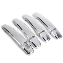 CITALL Car Styling 8Pcs ABS Chrome Door Handle Cover Trim Fit for Chevrolet Cruze Captiva Aveo Spark Holden Captiva Buick Allure