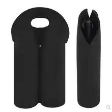 Двойной Набор Винных Бутылок Красного цвета моющийся зеленый эластичный мешок для вина Скаутинг drop-proof стеклянная бутылка сумка