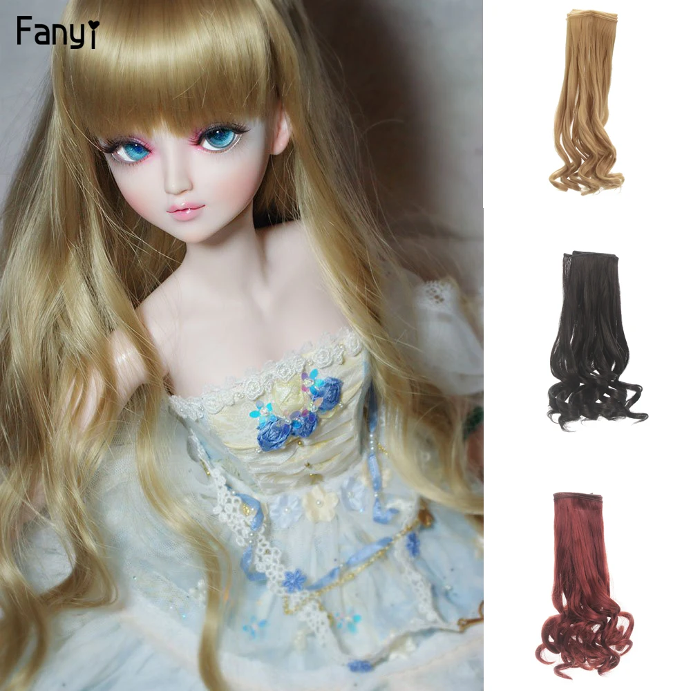 Кукольные аксессуары для волос 25 см * 100 сверхтонкие американских и BJD кудрявых