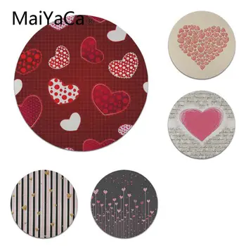 

MaiYaCa Beautiful Anime Heart Shaped Pattern Laptop Computer Mousepad Size for 200x200x2mm and 220x220x2mm Small Mousepad