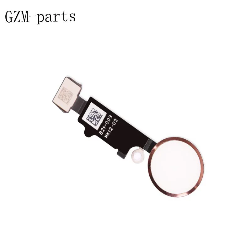 GZM-parts, 1 штука, кнопка «домой», гибкий шлейф для iPhone 6, 6 p, 6s, 7, 8 Plus, кнопка возврата домой, со шлейфом, без сенсорного ID, отпечатка пальца