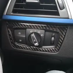 Автомобильный стайлинг фары переключатель декоративная рамка для кнопки крышка Отделка приборной панели литья наклейка для BMW F30 F31 F32 F33 F34