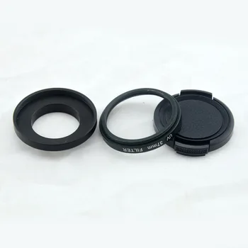 

3 in i kits 37mm Split UV filter lens cover cap adapter ring for GoPro Hero3+/3 accessories lens cover cap