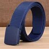 Trend Unisex Belt Automatic buckle casual Outdoor sport prevent allergy Belt Canvas Plastic buckle without metal Belt ► Photo 3/6