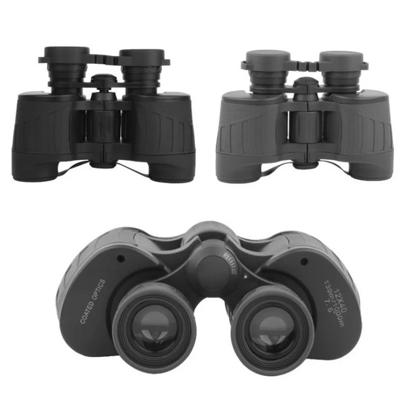 

12X40 Binoculars Telescope 12X Magnification HD Wide-angle Professional Telescope Low Light Night Vision for Hunting Outdoor New
