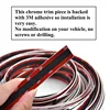 6M Chrome Car Styling Moulding Strip Trim Door Window Mirror Grille Body Molding Cover Decoration Self Adhesive Crash Protector ► Photo 3/6