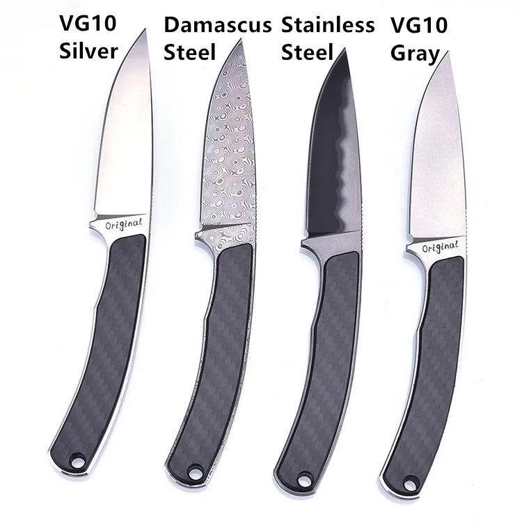 Damascus Steel EDC Straight Knife Outdoor Knife VG10 Stainless Steel Damascus Multi Tools Damascus Steel EDC Straight Knife Outdoor Knife VG10 Stainless Steel Damascus Multi Tools