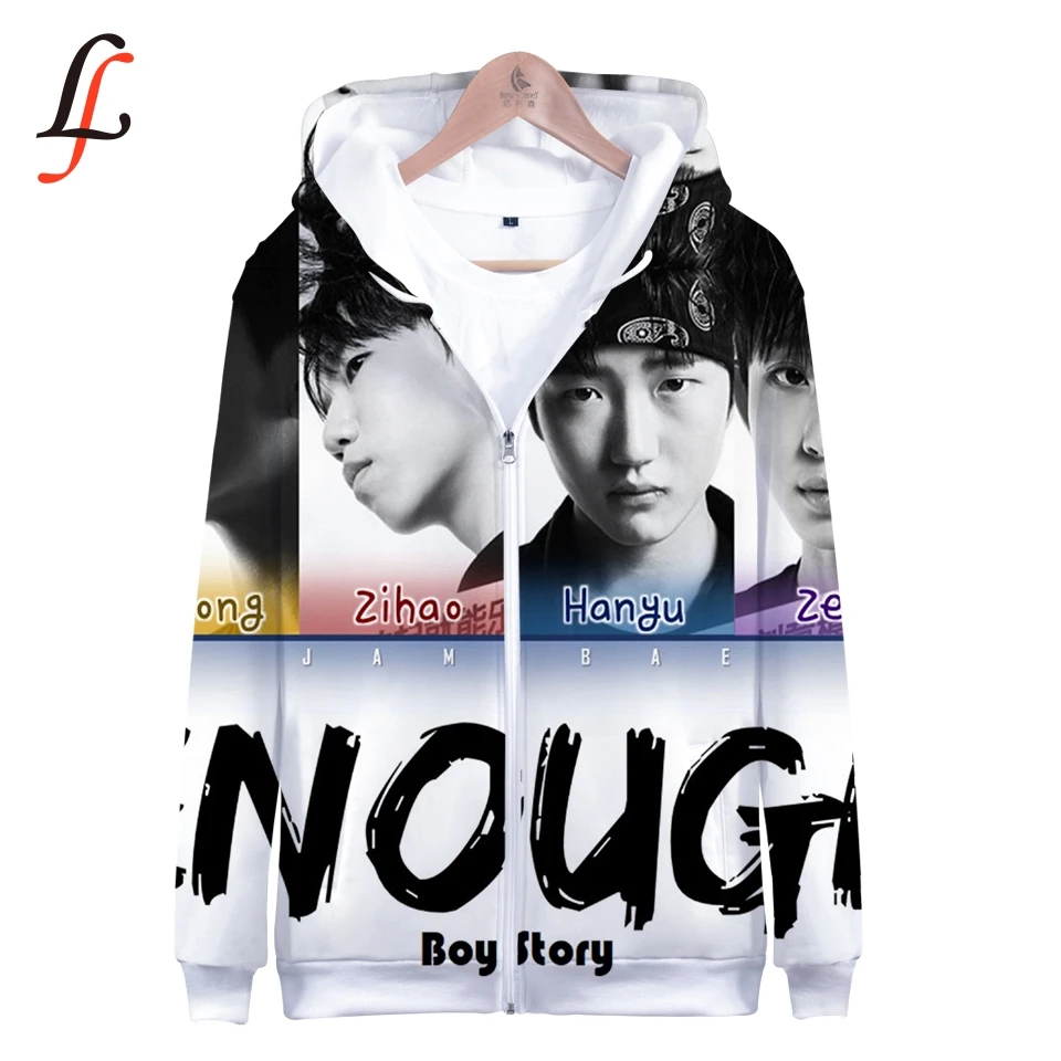 Fashion Kpop Zipper Hoodies Sweatshirt Boystory 3D Women Men Streetwear Oversize outwear Hip-Hop Bangtan Boys Jimin Clothes