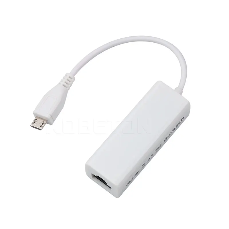 Kebidu Micro USB для RJ45 Ethernet LAN сетевая карта USB 2,0 адаптер 100 Мбит/с для телефона Android для планшетного ПК