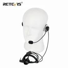 Универсальный 2Pin палец PTT наушник мягкий микрофон гарнитура для Kenwood для BAOFENG UV-5R Bf-888s Retevis H777 RT5 рация