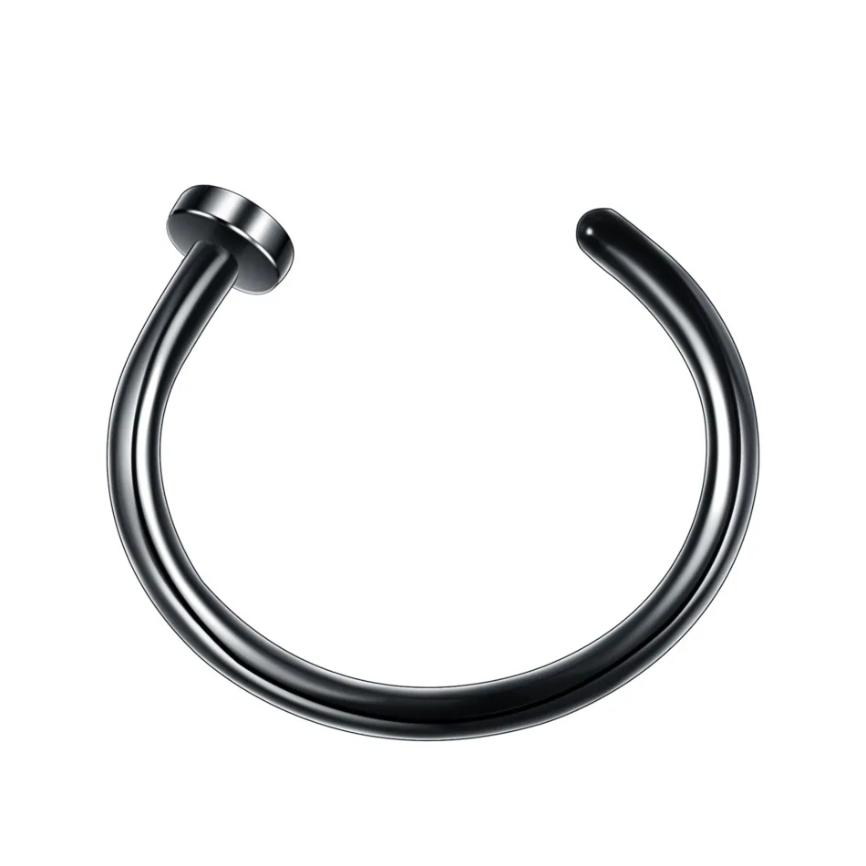 UOTOP 5 шт./лот Поддельные Нос кольцо Labret губы кольцо C клип губ пирсинг Спираль пирсинг для пупка искусственный нос кольцо обруч Neus пирсинг ювелирные изделия