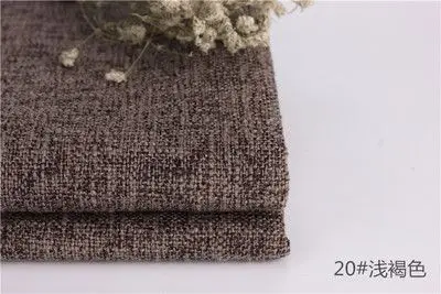 Искусственная льняная ткань для диванных подушек DIY ремесло швейная ткань обивка ткань 45*145 см/шт L03 - Цвет: 21