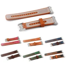 Высококачественная замена часы ремешок для Fitbit ионной натуральная кожа+ Силиконовый ремешок для Fitbit ионной Смарт-часы