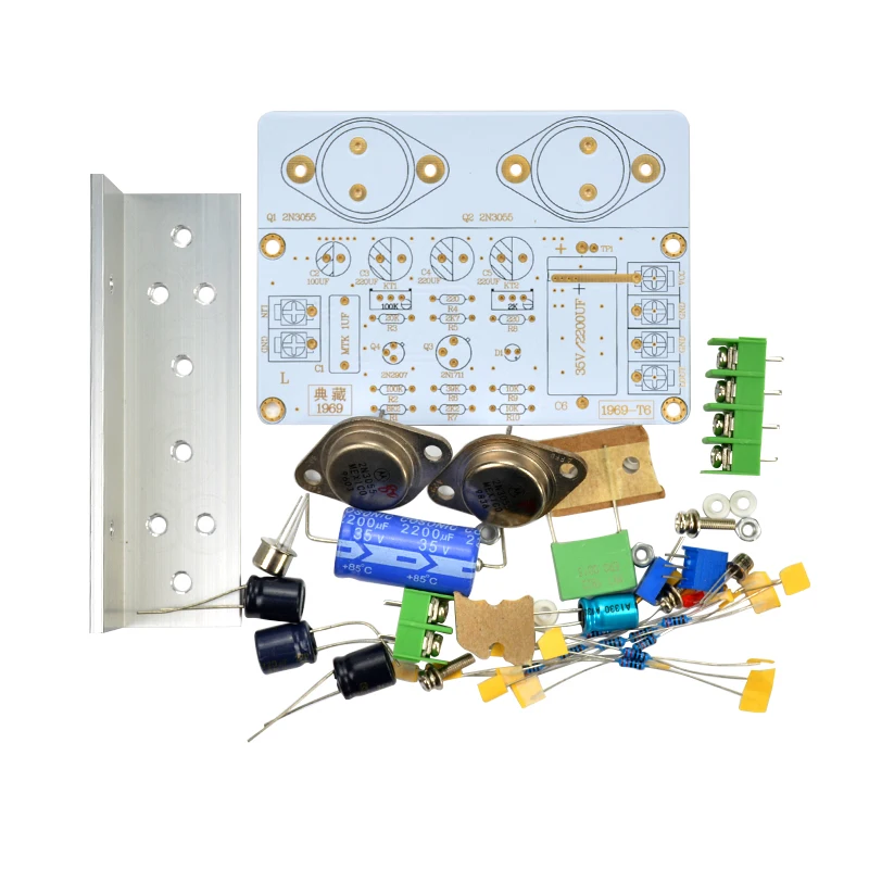 Плата усилителя мощности AIYIMA 1 шт. класс A 10 15 Вт Hi Fi аудио усилитель MOT/2N3055 PCB