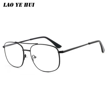 

LAO YE HUI Women Retro Myopia Glasses Frame Optical Glasses Metal Personality Glasses Men Eyeglasses Frames oculos de grau