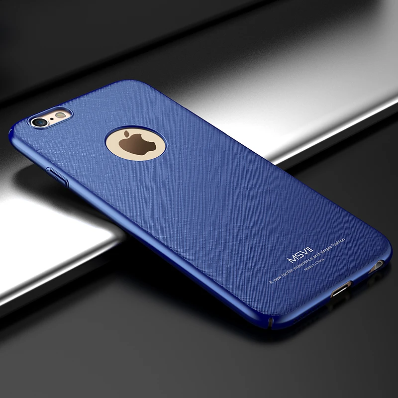 Модный нескользящий жесткий пластиковый чехол с крестиком для iPhone 6 6s Plus матовый