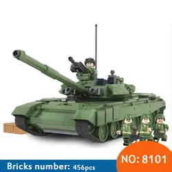 456 шт. модель танка игрушки T90A строительные блоки