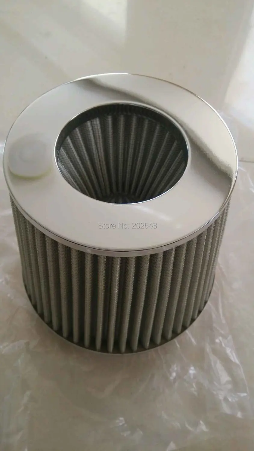 2588 air filter with white washable cloth and 114mm neck universal for