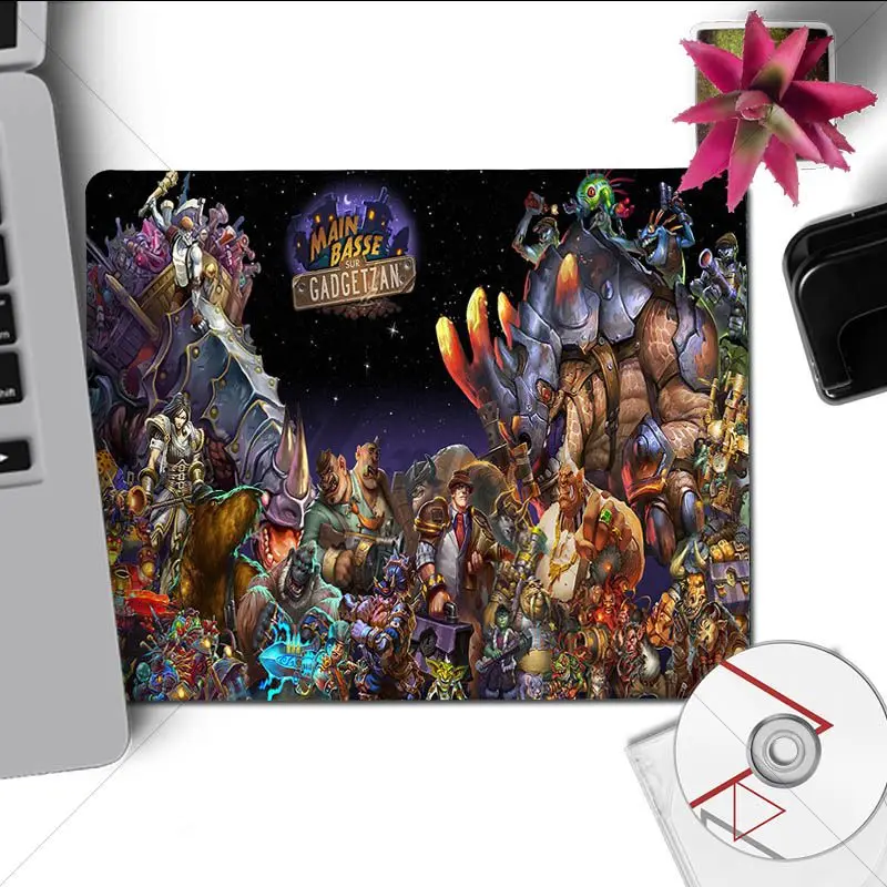 Yinuoda Забавный Hearthstone уникальная настольная панель коврик для игровой мыши Размер для размера 180x220x2 мм и 250x290x2 мм маленький коврик для мыши - Цвет: No Lock Edge25x29cm